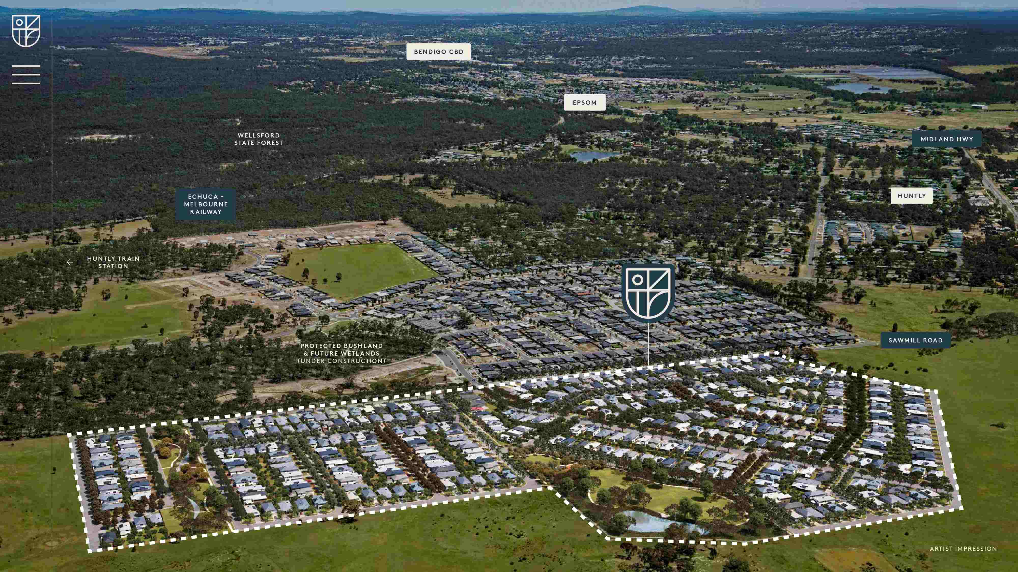[Land for Sale] Harlowe Bendigo Estate, Huntly OpenLot
